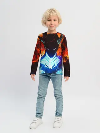 Детский лонгслив / Поднятие уровня в одиночку