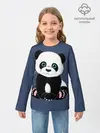 Детский лонгслив / Милая Панда