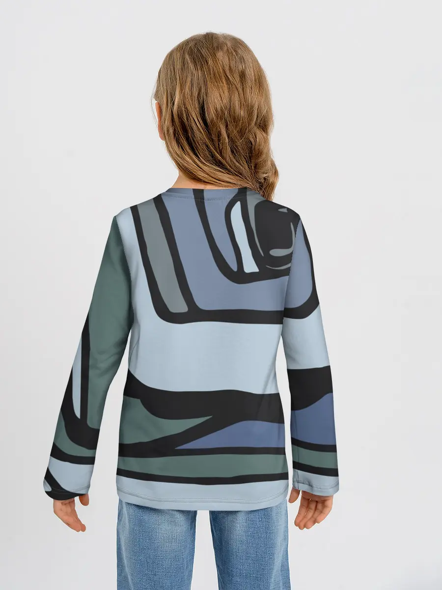 Детский лонгслив / Графит