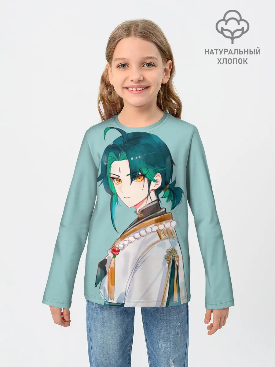 Детский лонгслив / Xiao / Genshin Impact /