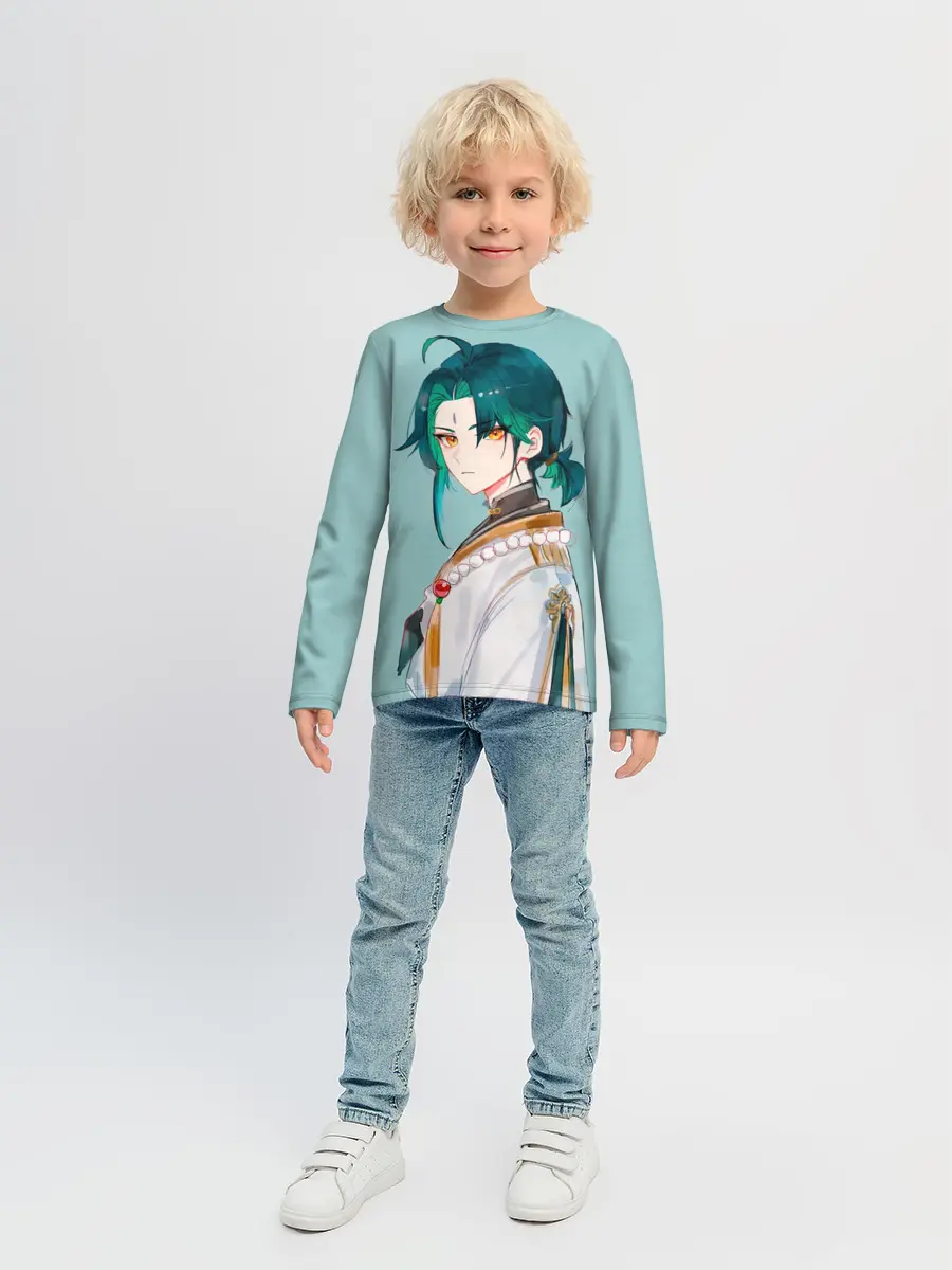 Детский лонгслив / Xiao / Genshin Impact /