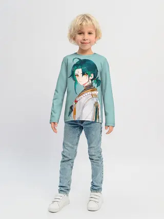 Детский лонгслив / Xiao / Genshin Impact /
