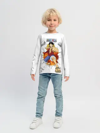 Детский лонгслив / Луффи One Piece. Большой куш