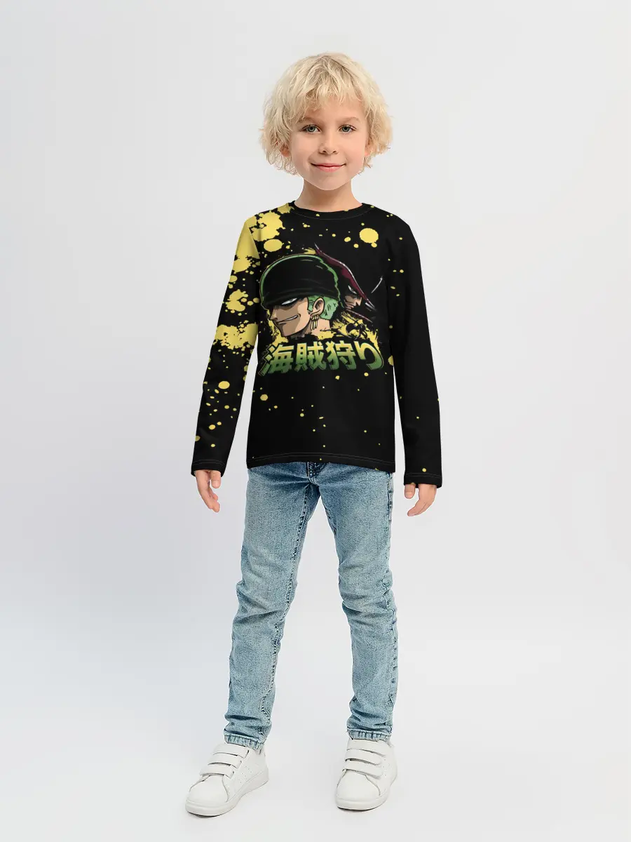 Детский лонгслив / Зоро One Piece. Большой куш