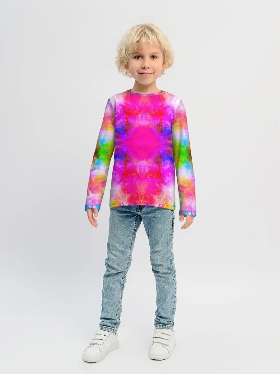 Детский лонгслив / КРАСОЧНАЯ ГАЛАКТИКА