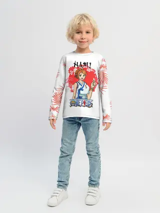 Детский лонгслив / Нами One Piece. Большой куш