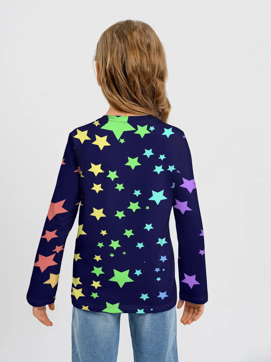 Детский лонгслив / Звезды