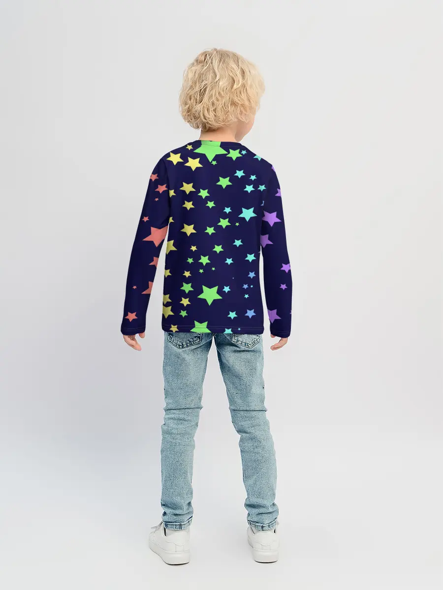 Детский лонгслив / Звезды