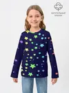 Детский лонгслив / Звезды