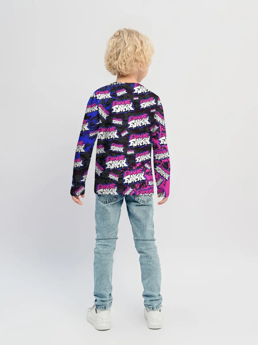 Детский лонгслив / FRIDAY NIGHT FUNKIN ЛОГОБОМБИН