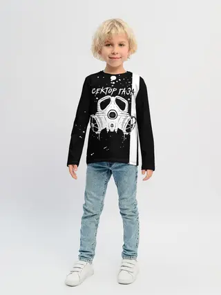 Детский лонгслив / Сектор Газа противогаз