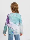 Детский лонгслив / Цветная морская пена