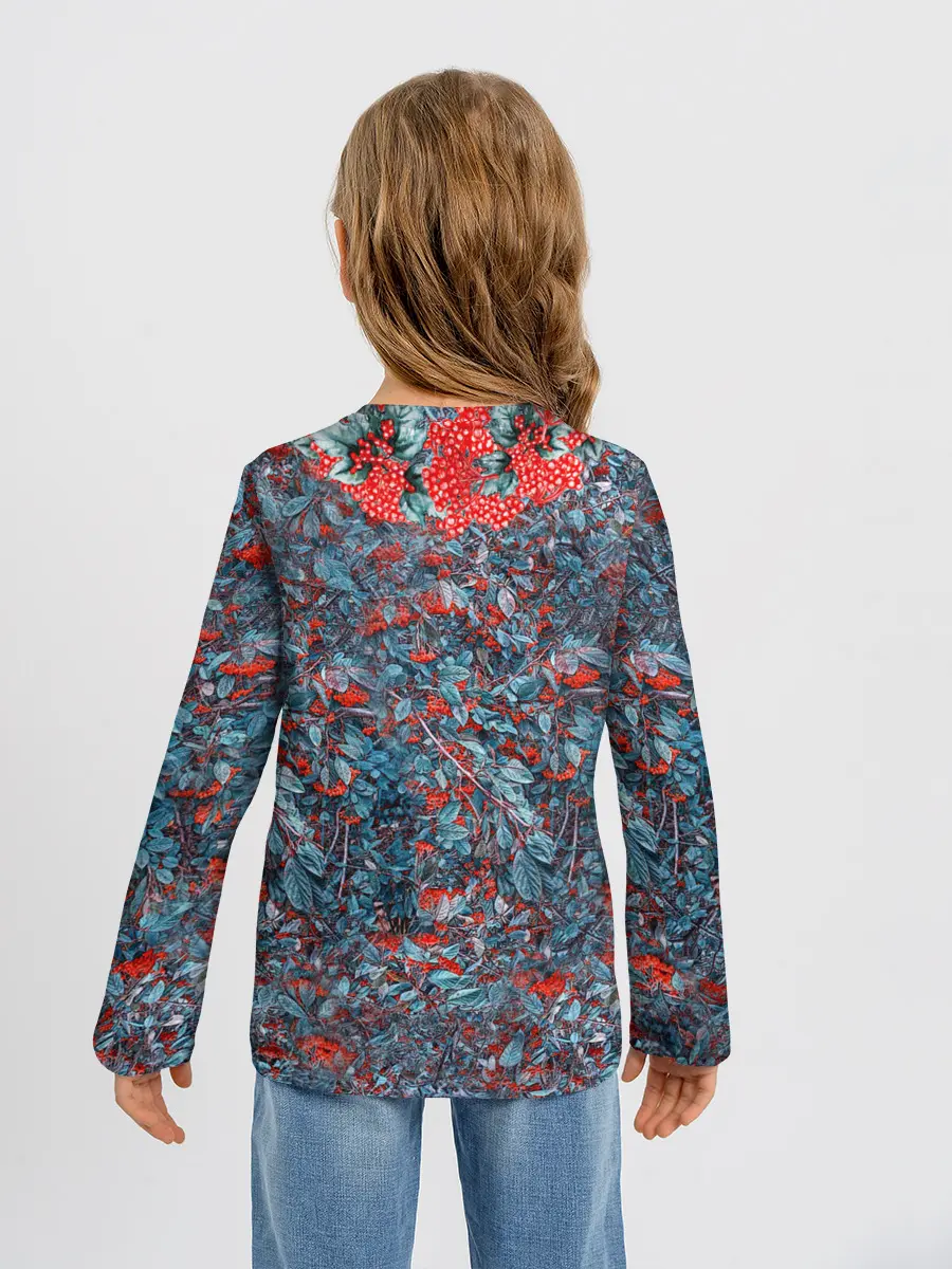Детский лонгслив / Калина да рябина