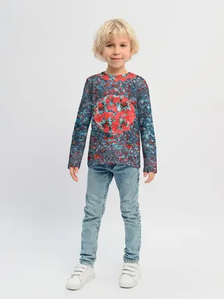 Детский лонгслив / Калина да рябина