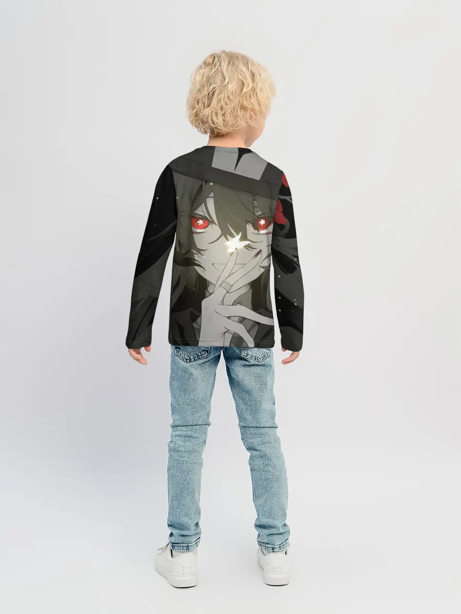 Детский лонгслив / Геншин импакт Ху тао