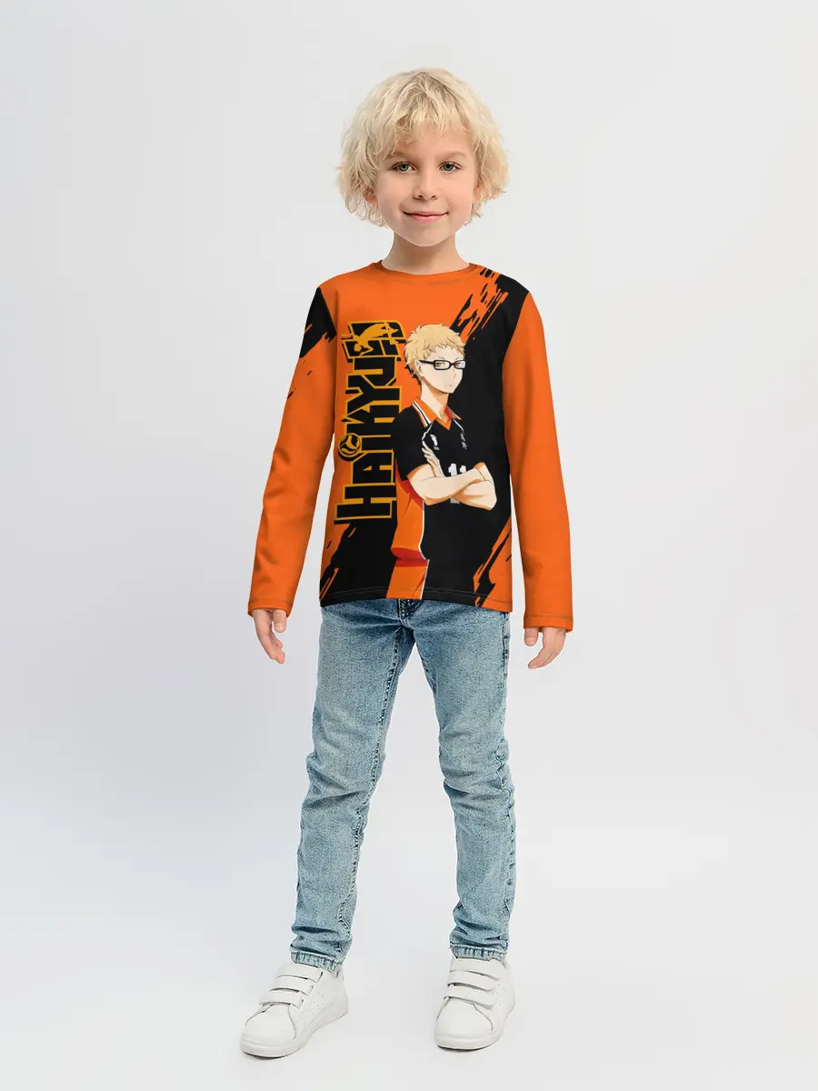 Детский лонгслив / Кей Цукишима / Tsukishima Kei