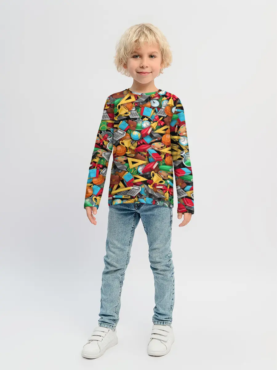 Детский лонгслив / Снова в школу