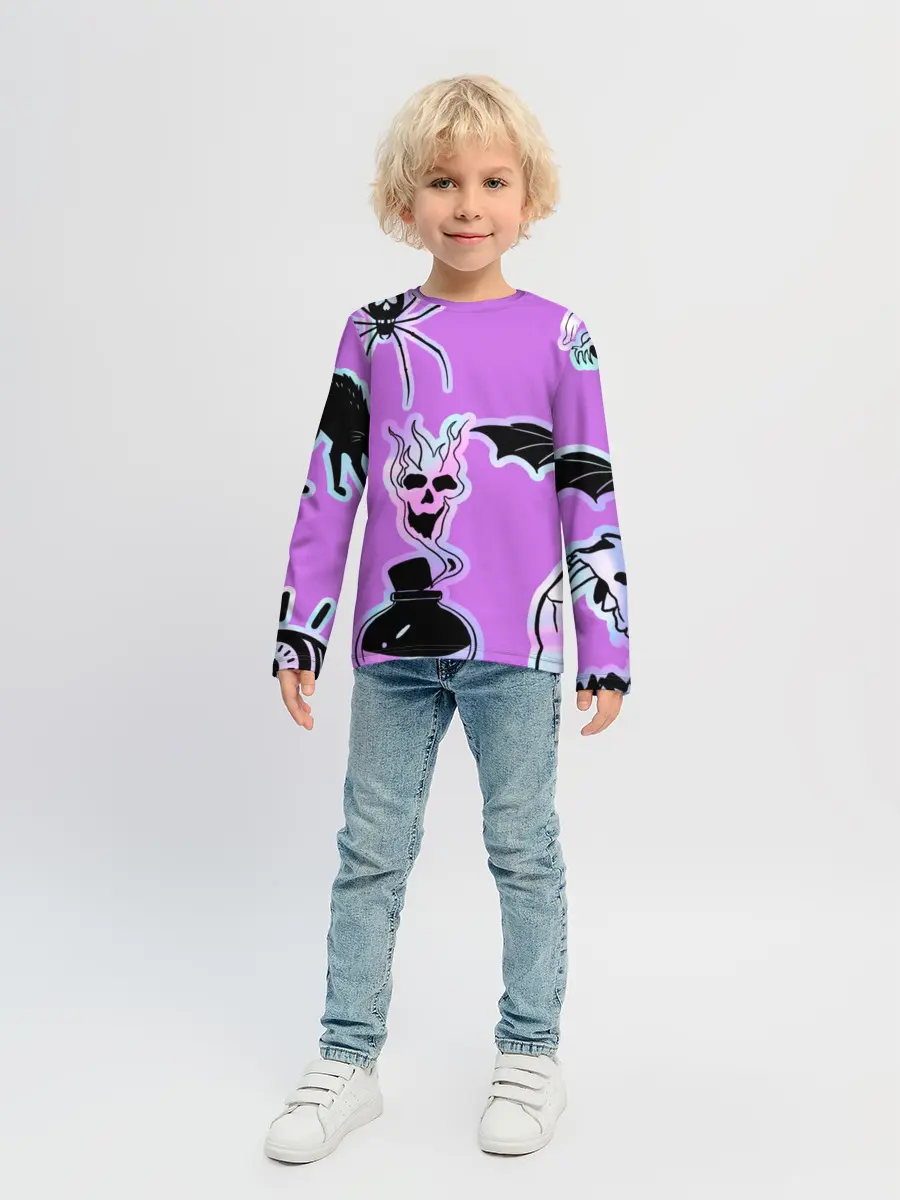 Детский лонгслив / Зелье смерти,паук-Holographica