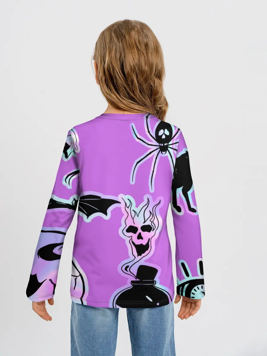 Детский лонгслив / Зелье смерти,паук-Holographica