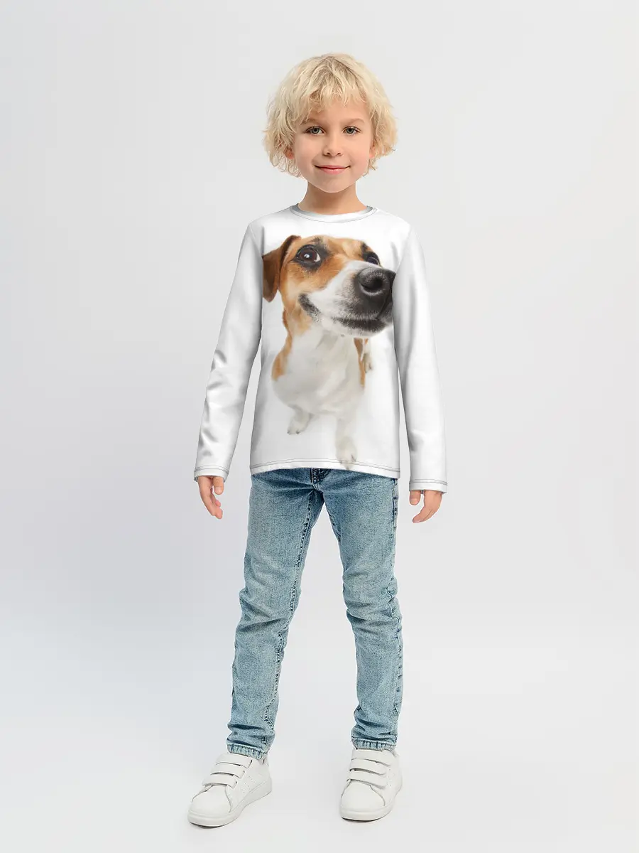 Детский лонгслив / Собака