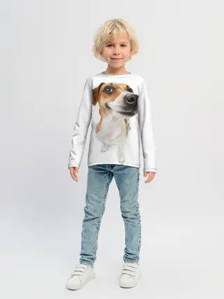 Детский лонгслив / Собака