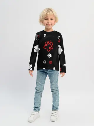 Детский лонгслив / Большая лапа