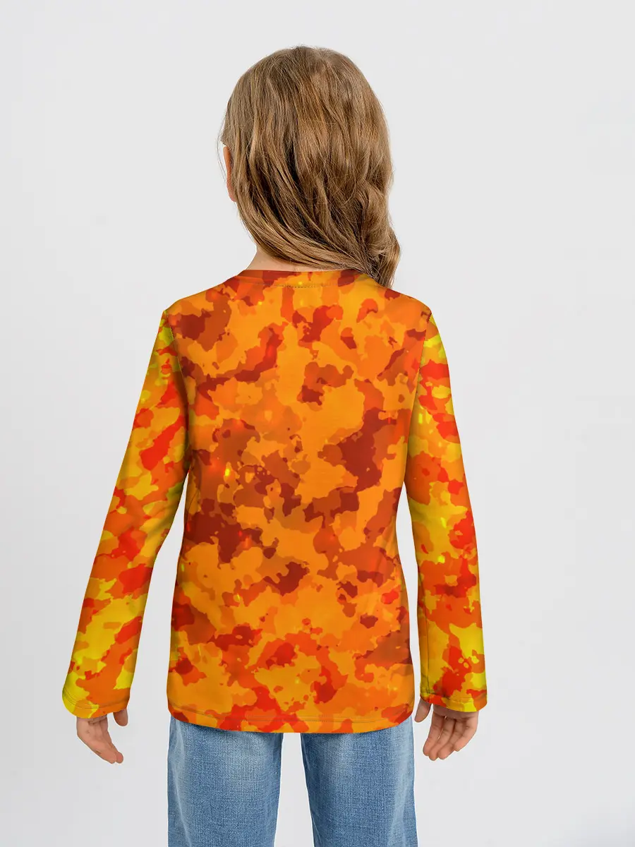 Детский лонгслив / CS GO FIRE | КС ГО