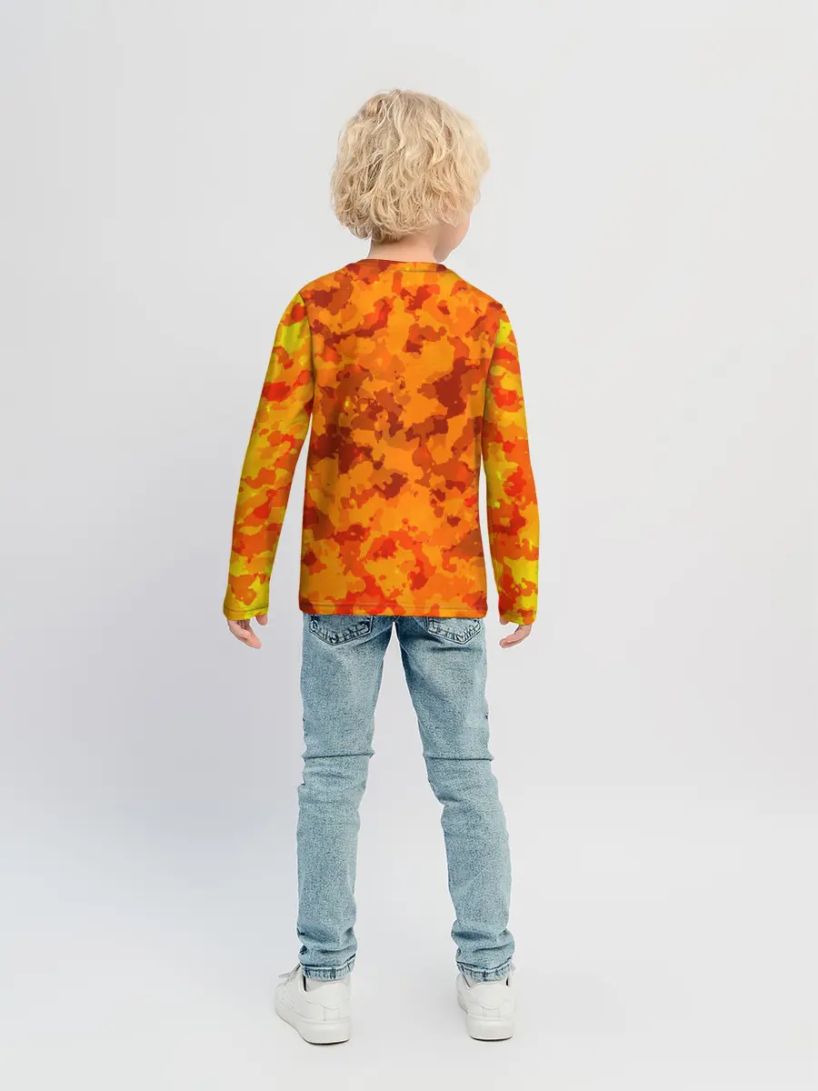 Детский лонгслив / CS GO FIRE | КС ГО