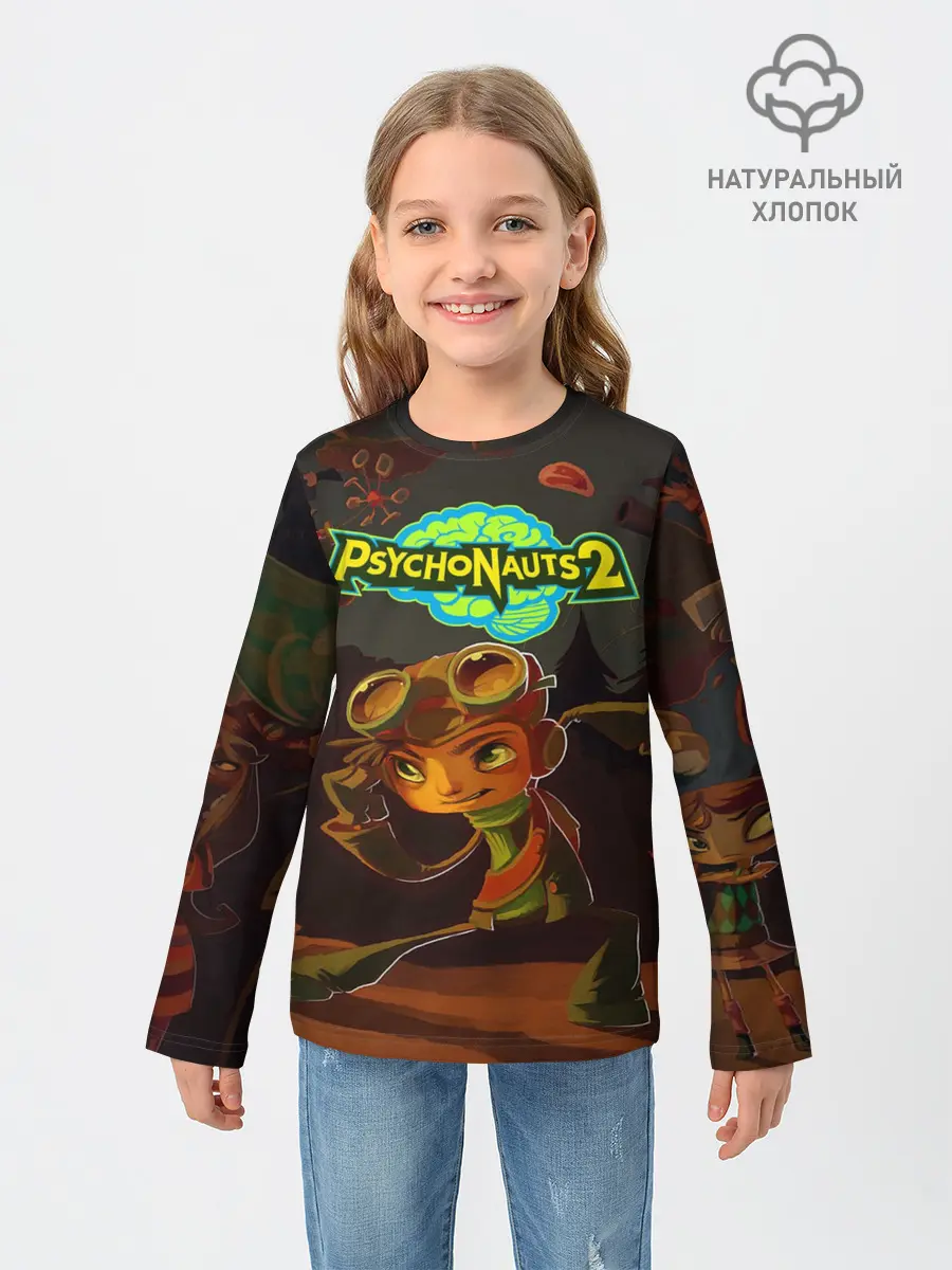 Детский лонгслив / PsychoNauts 2 Распутин