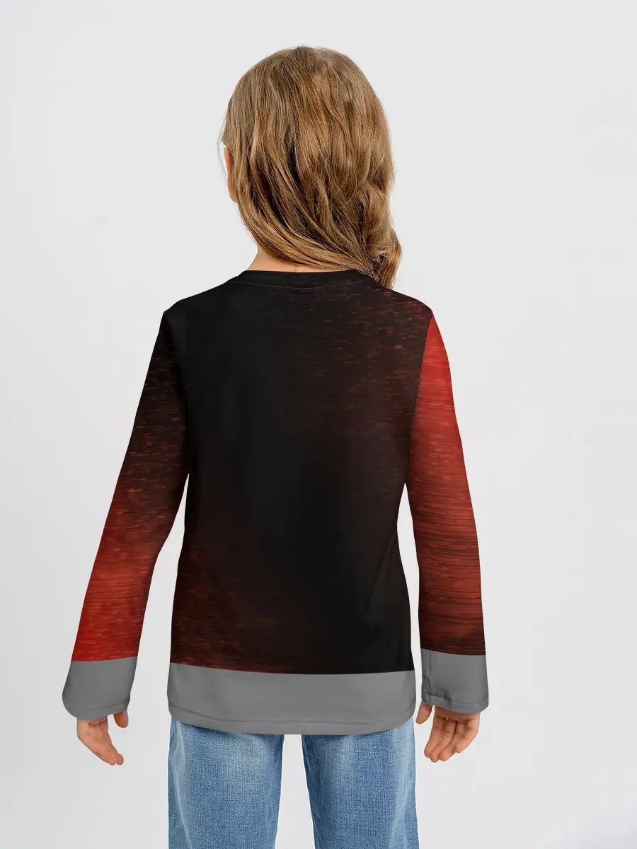 Детский лонгслив / РАСТ - Глитч