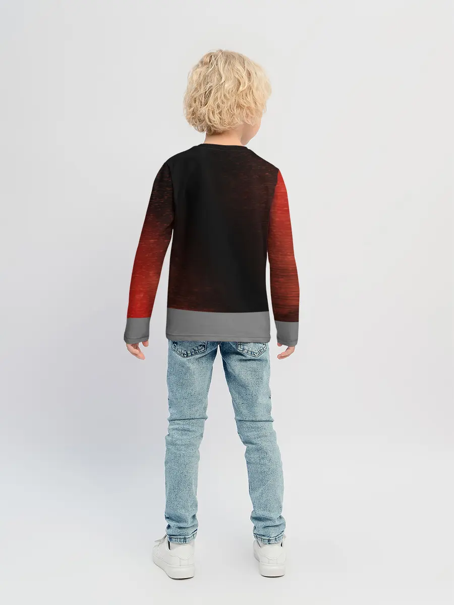 Детский лонгслив / РАСТ - Глитч