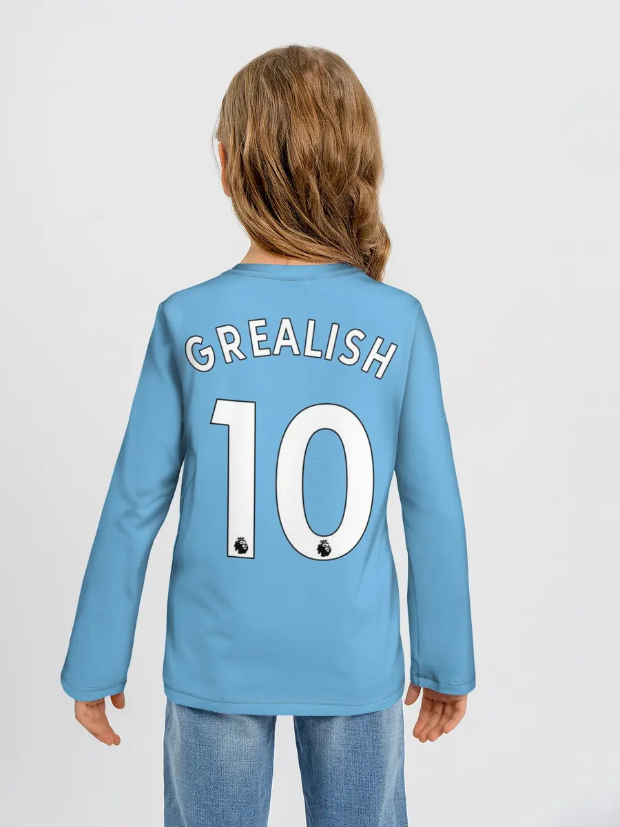 Детский лонгслив / Джек Грилиш Манчестер Сити