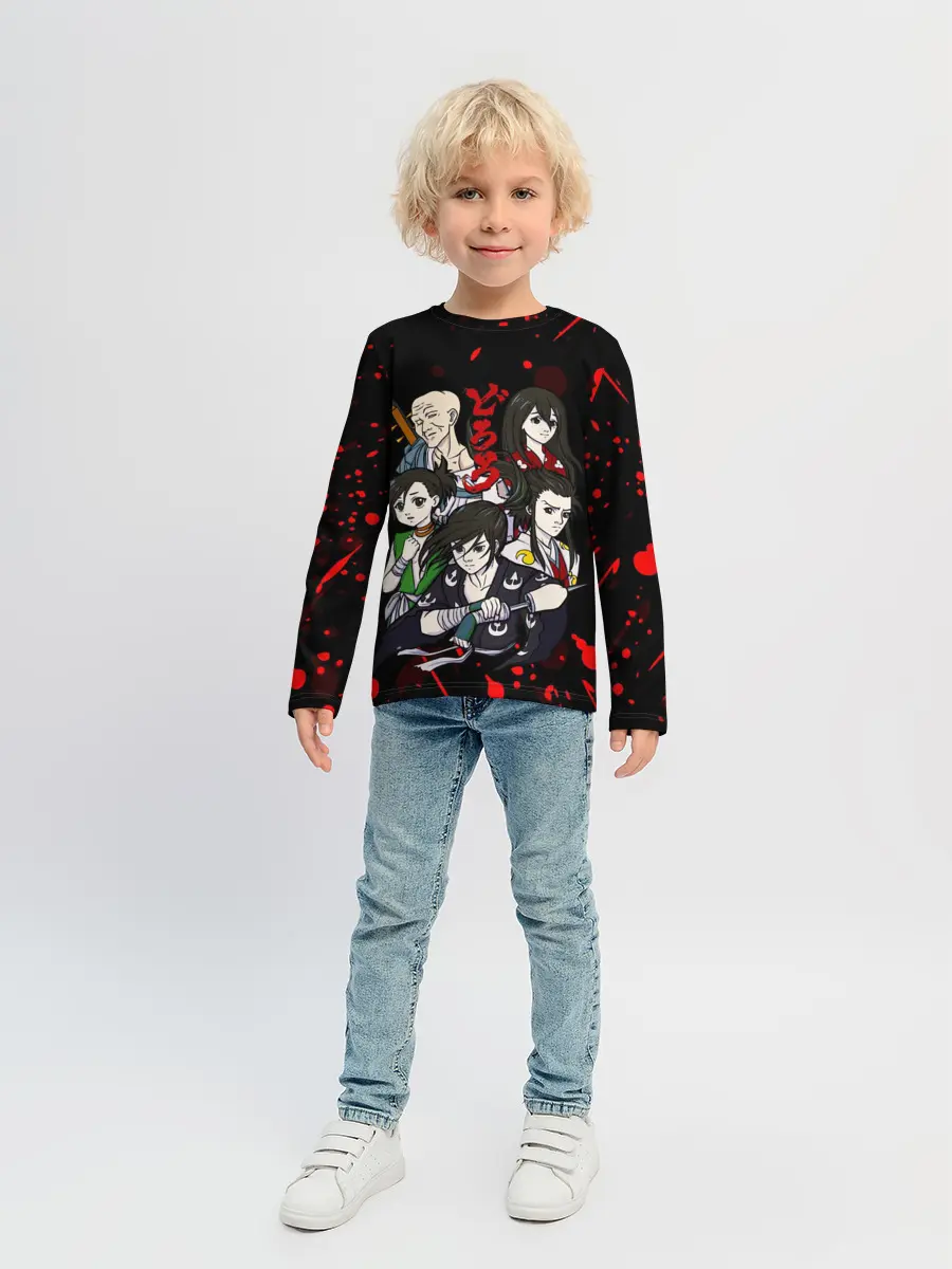 Детский лонгслив / ДОРОРО / DORORO / ГЕРОИ