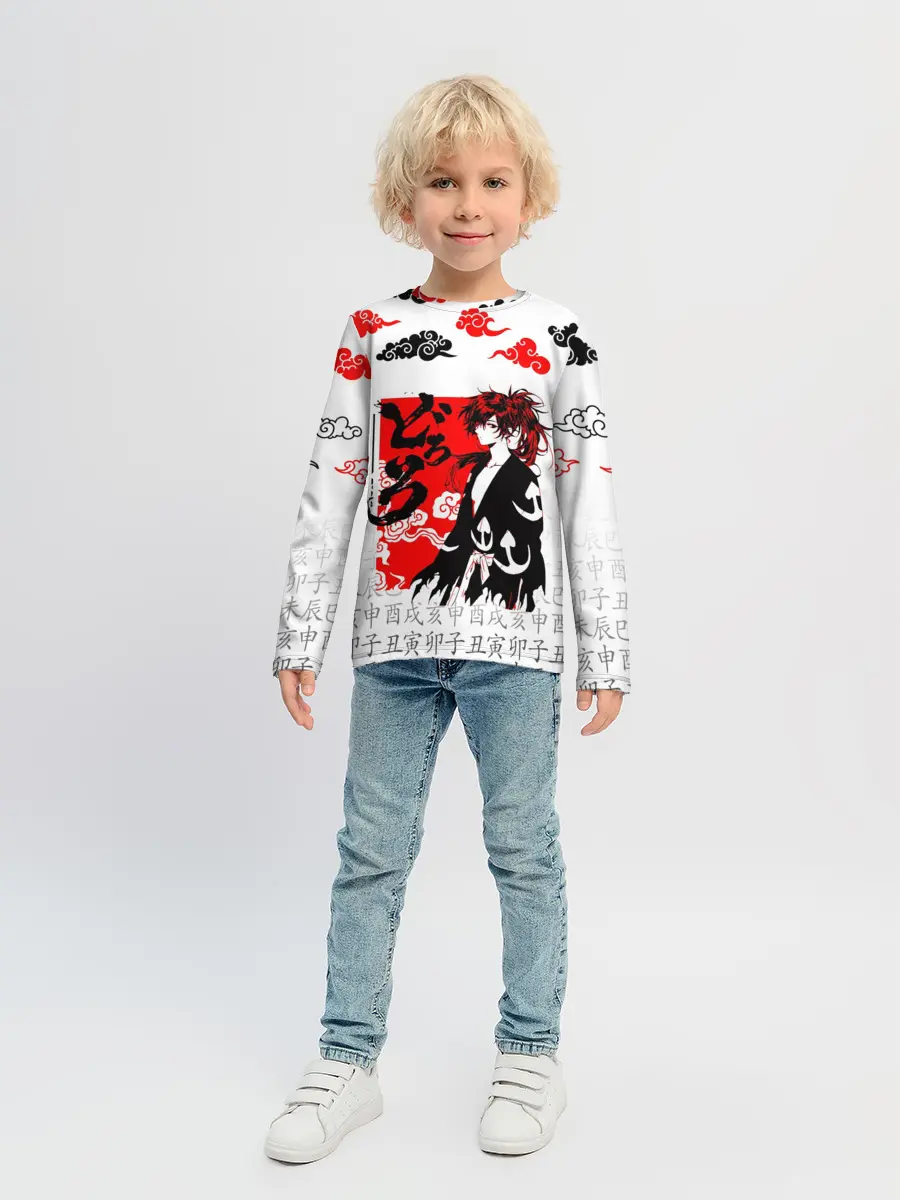 Детский лонгслив / ДОРОРО / DORORO / ХЯККИМАРУ