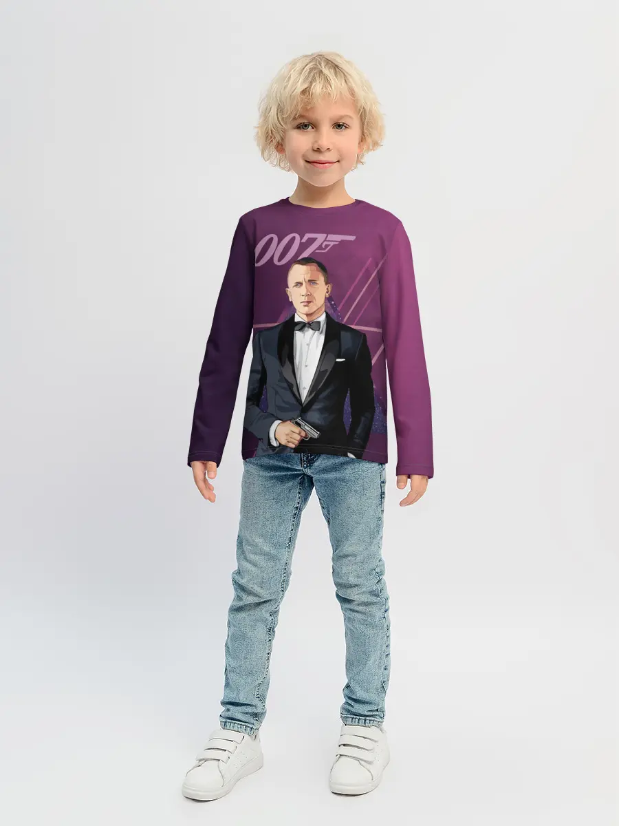 Детский лонгслив / агент 007 Джеймс Бонд