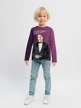 Детский лонгслив / агент 007 Джеймс Бонд