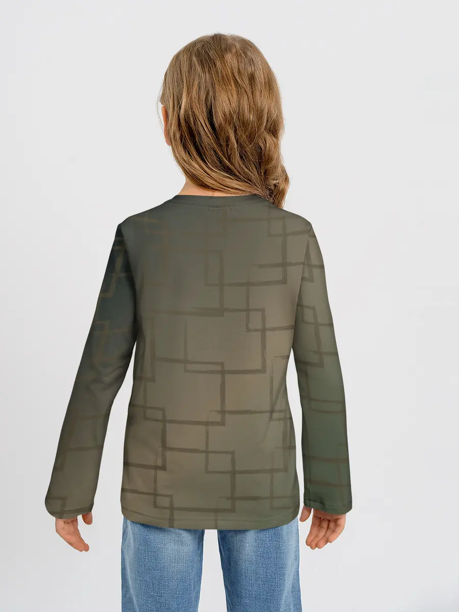 Детский лонгслив / Амели. Малина