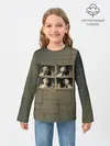 Детский лонгслив / Амели. Малина