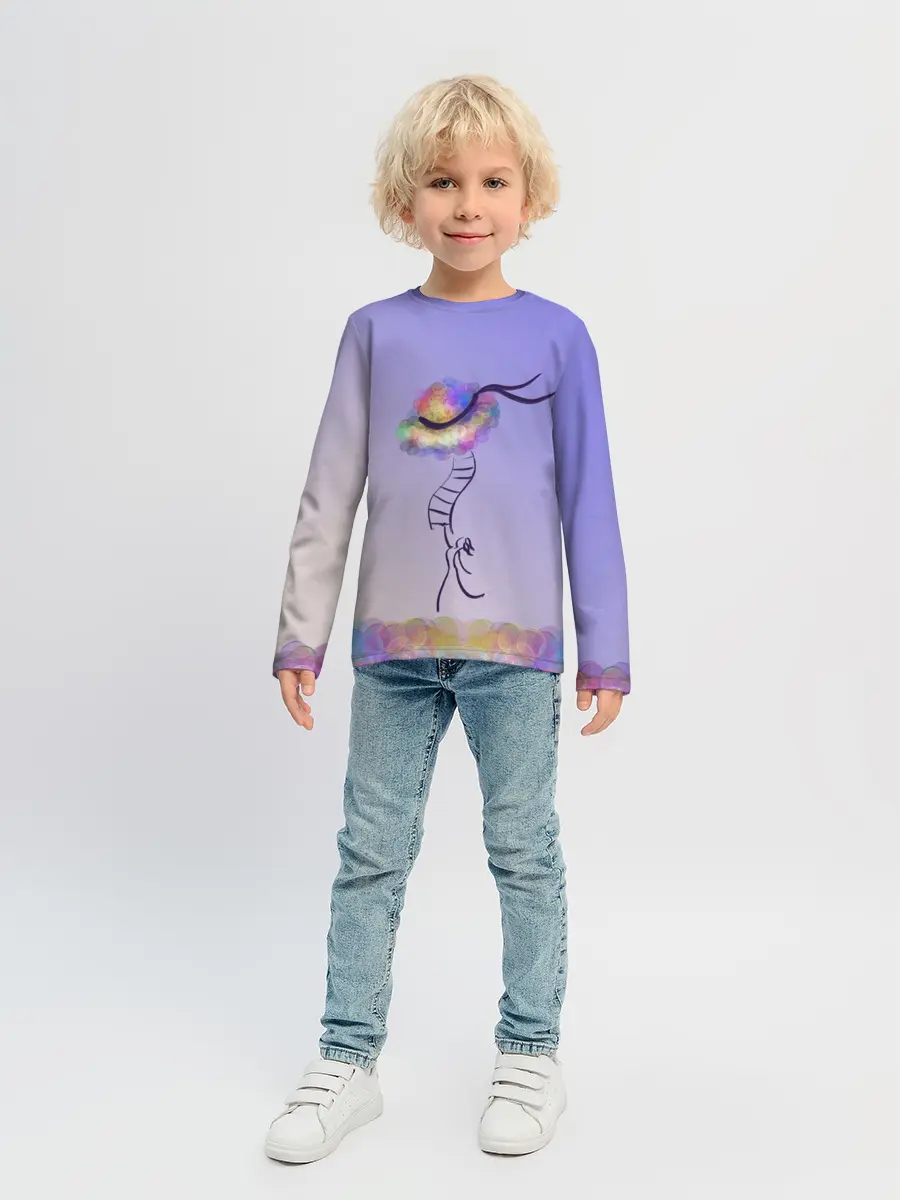Детский лонгслив / Полетели!