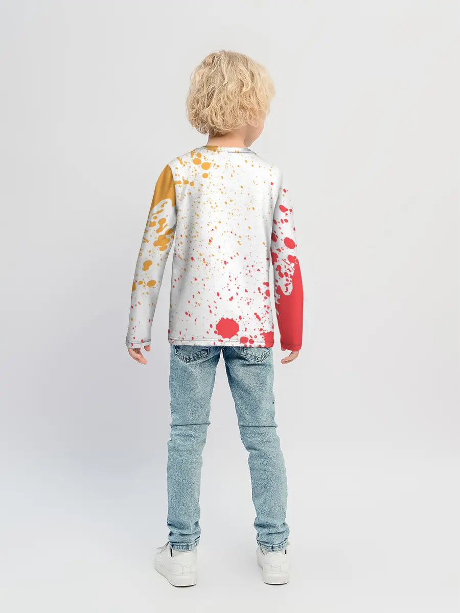 Детский лонгслив / Pop It - Rocket - Paint