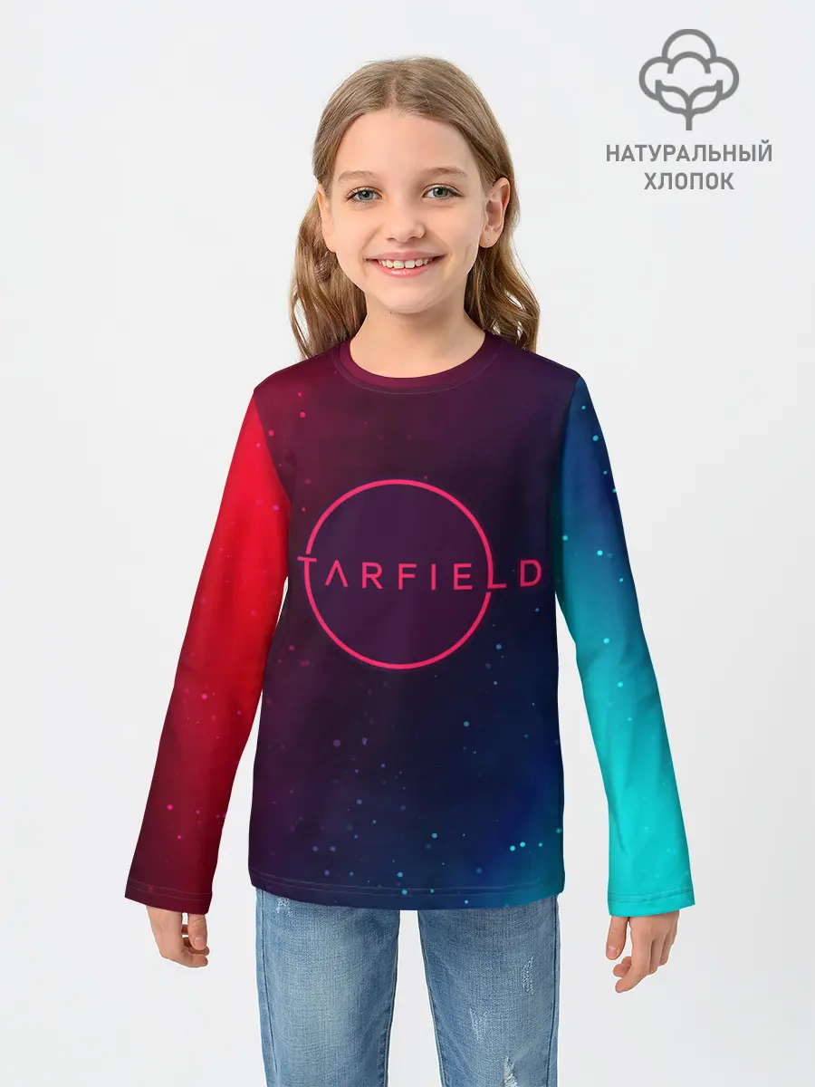 Детский лонгслив / Старфилд - Космос
