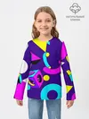 Детский лонгслив / Геометрические фигуры
