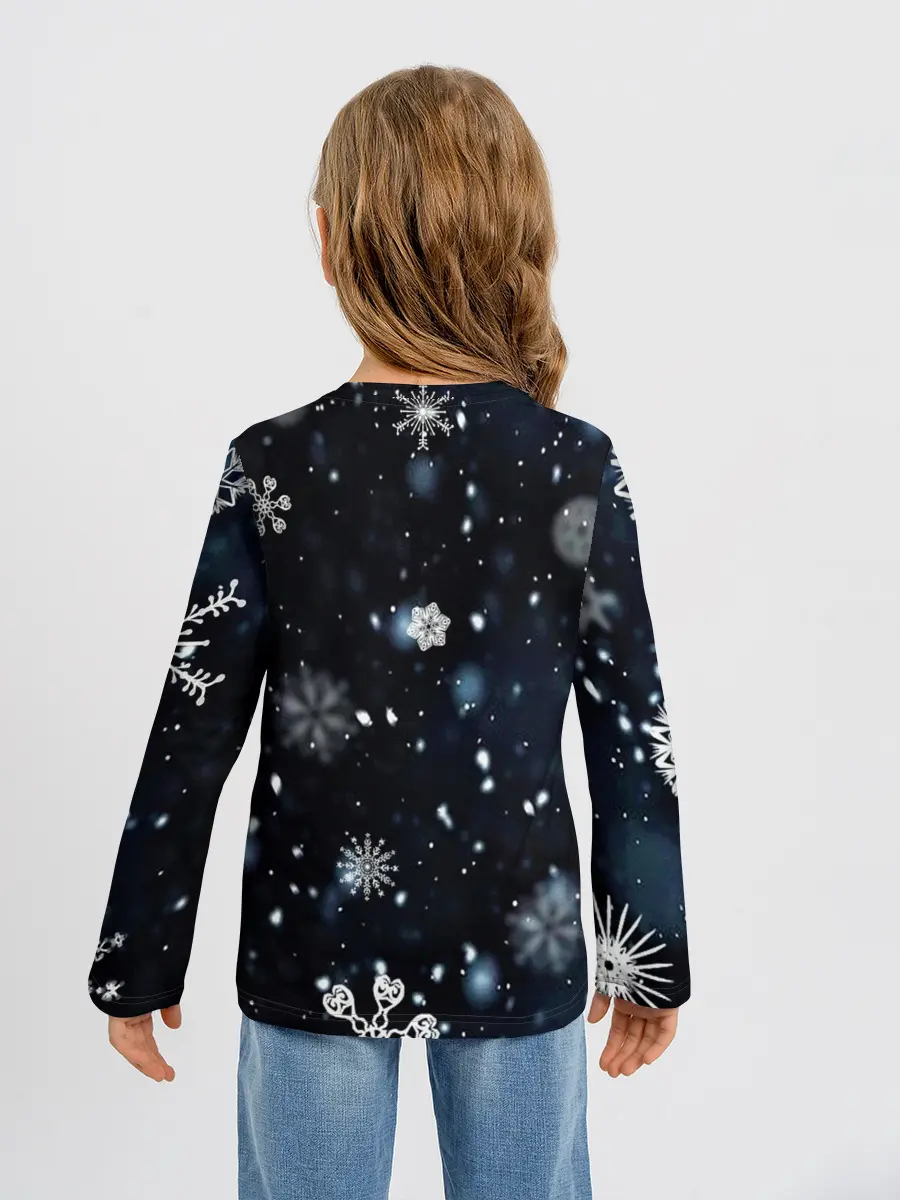 Детский лонгслив / А снег идёт