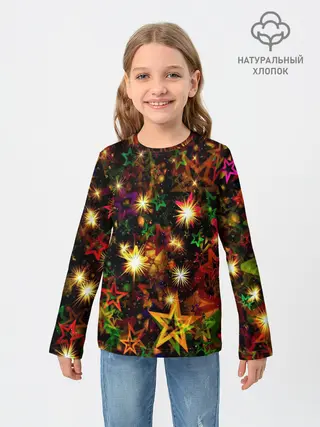 Детский лонгслив / Яркий день