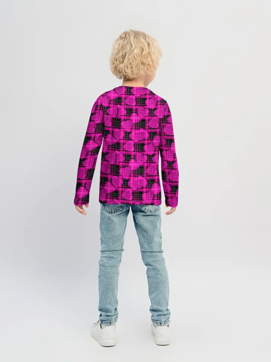 Детский лонгслив / Будь счастливым будь собой