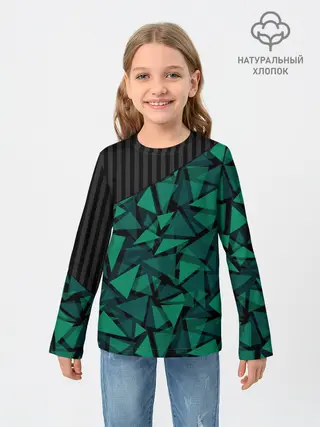 Детский лонгслив / Геометрический узор