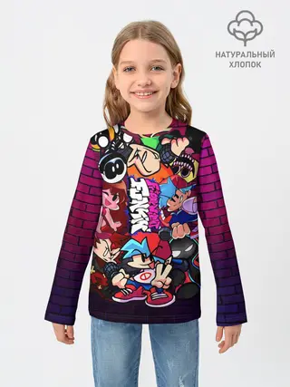 Детский лонгслив / ВСЕ ПЕРСОНАЖИ ИЗ ИГРЫ