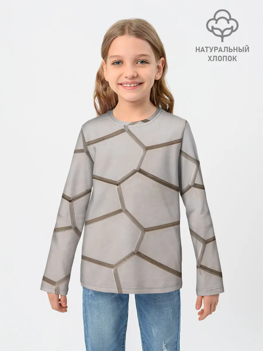 Детский лонгслив / Ячейки