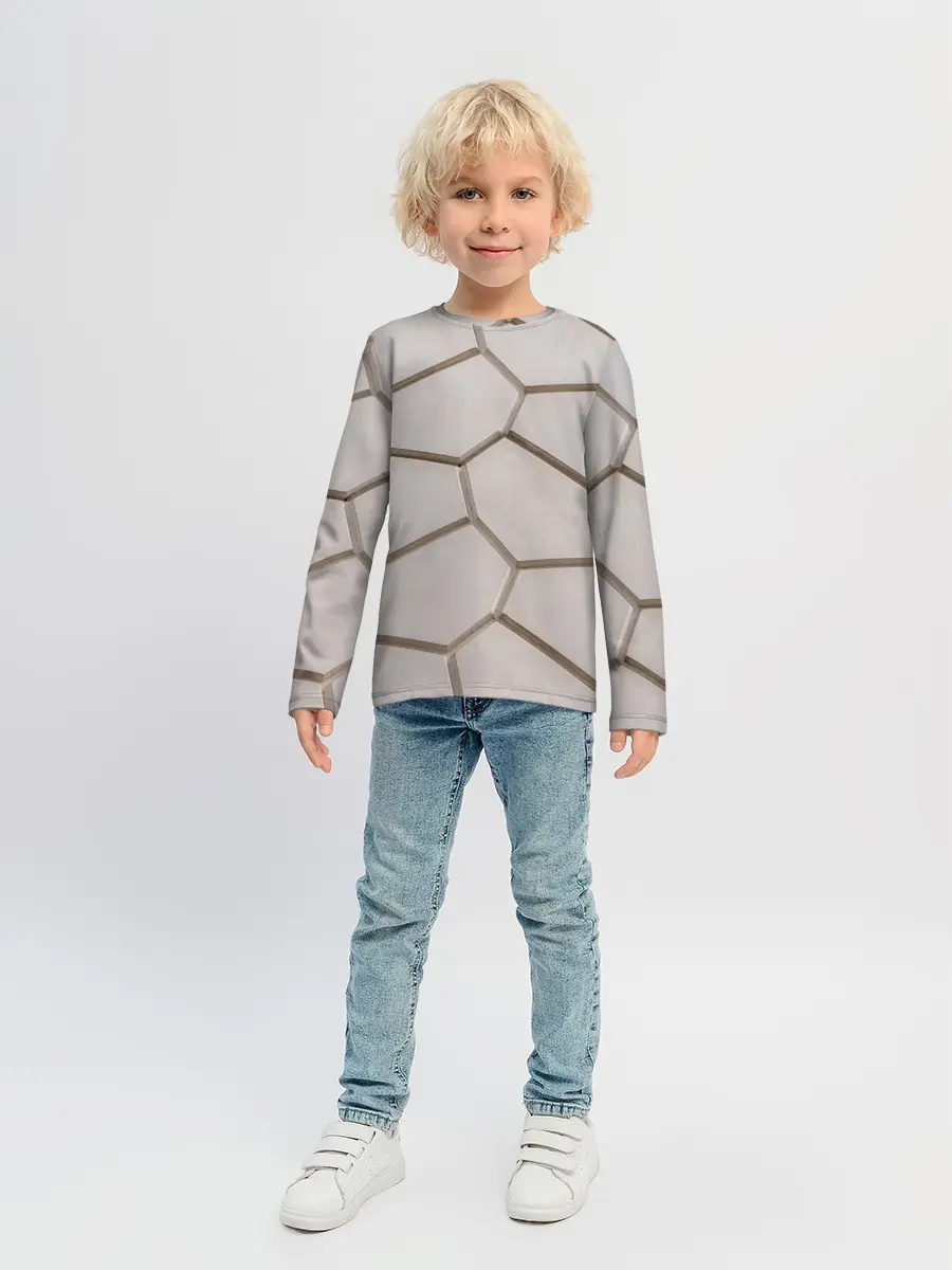 Детский лонгслив / Ячейки