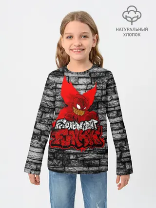 Детский лонгслив / Friday Night Funkin TrickyWall